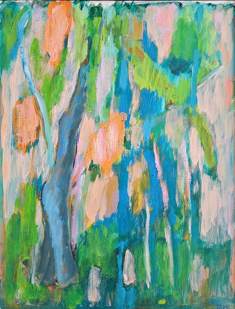 LEOPOLD FARE. "Det gamla trädet". Olja på duk, signerad Fare. — Paintings — Auktionshuset Thörner & Ek