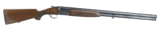 HAGELGEVÄR, italienskt, Bockhammerless, fabrikat Franchi, kaliber 12/70.