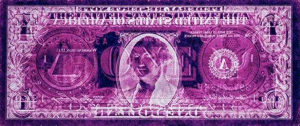 David LaChapelle, "Negative Currency: One Dollar Bill Used As Negative", New York 1990-2008. — Bukowskis