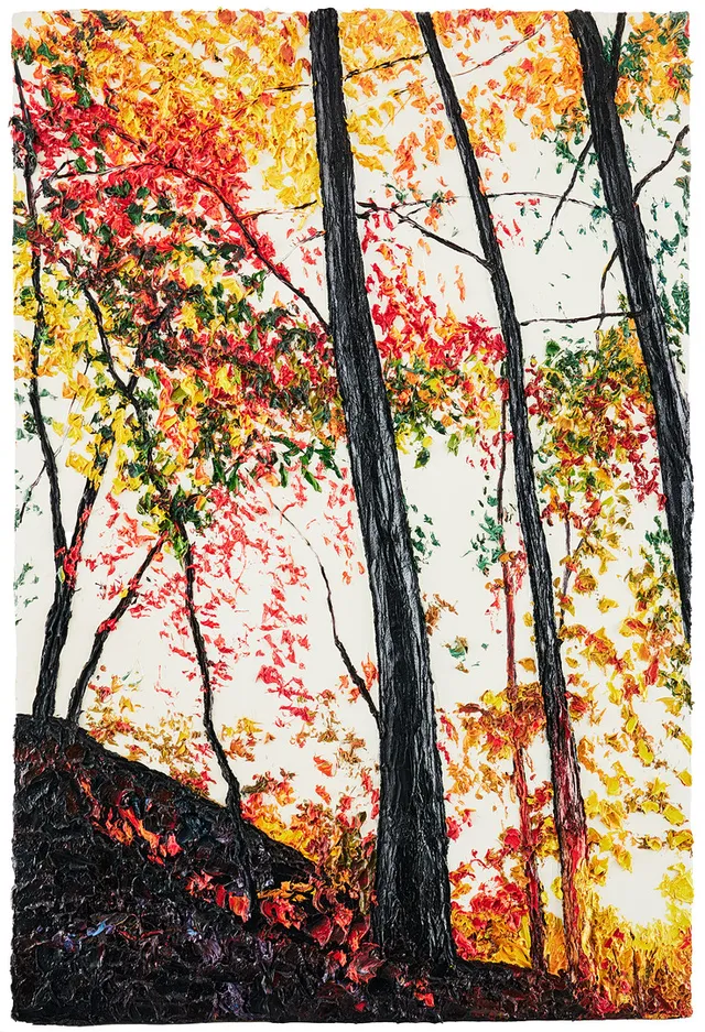 ROBERT TERRY (USA, 1955-2021). "Sunset on Hudson Ridge".