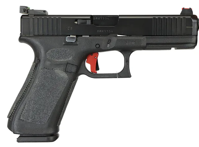 PISTOL, fabrikat Glock, modell 17 Gen 5, kaliber 9X19, tillv.nr BMRY534, se-nr SE3085916.