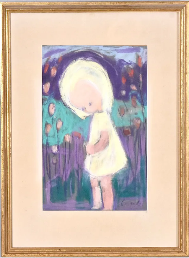 KURT CARENDI. Pastell.
