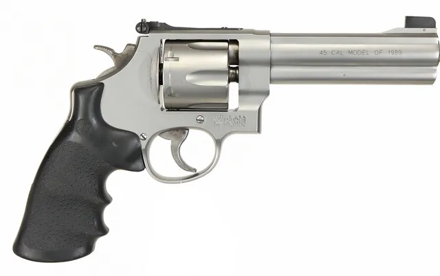 REVOLVER, fabrikat Smith & Wesson, modell 625-6, kaliber .45 ACP (clips), tillv.nr CEC8076.