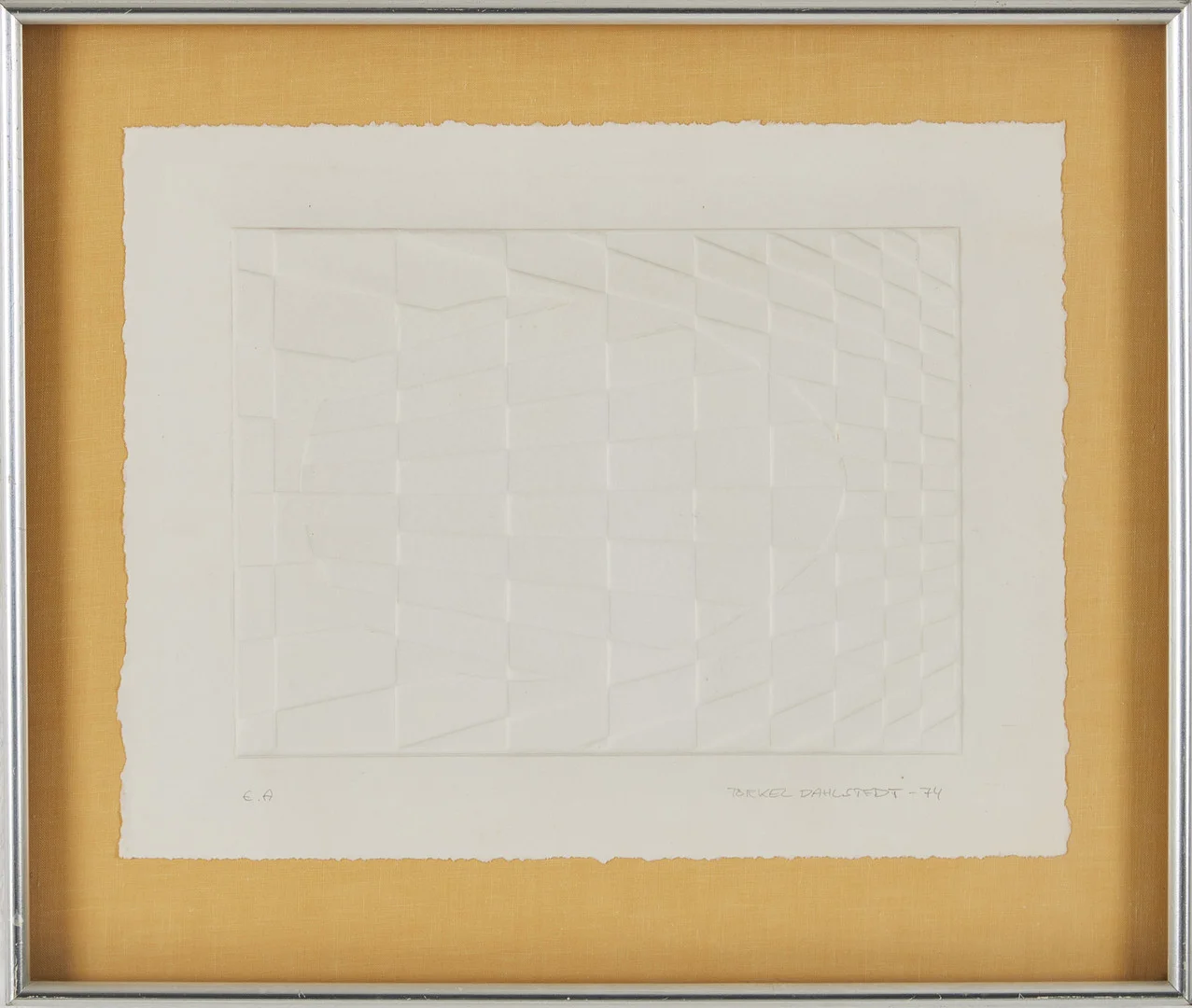 TORKEL DAHLSTEDT ( 1942). Komposition med papper i relief, signerad Torkel Dahlstedt, - 74. — Other — Stockholms Auktionsverk Magasin 5