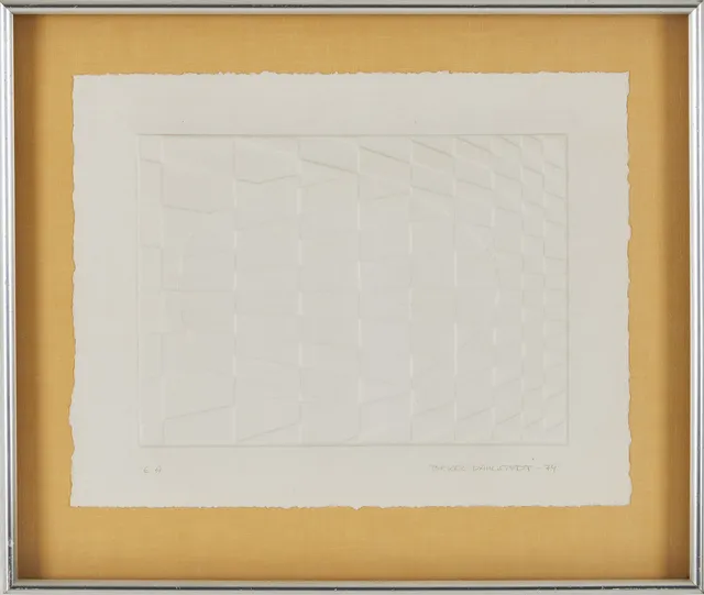 TORKEL DAHLSTEDT ( 1942). Komposition med papper i relief, signerad Torkel Dahlstedt, - 74.