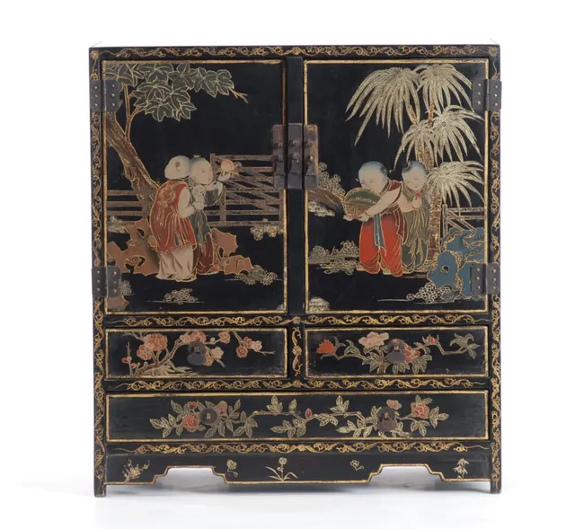 Japanese miniature cabinet