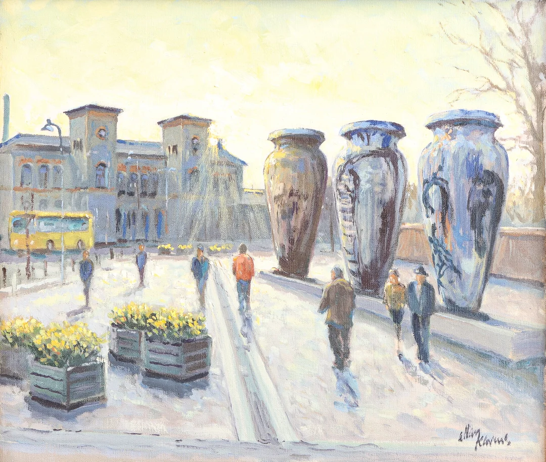 Allan Karms. View from Roskilde. — Paintings and sculptures/Modern pictorial arts — Lauritz