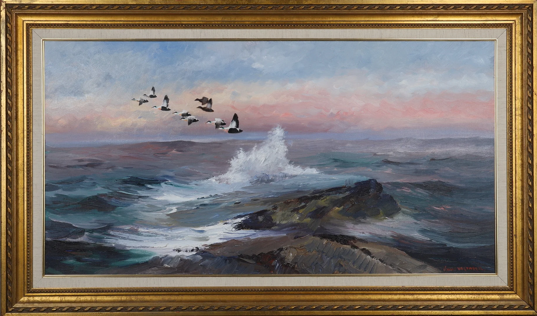 KNUT VALINDER. Olja på duk, signerad. — Paintings — Gomér & Andersson Norrköping