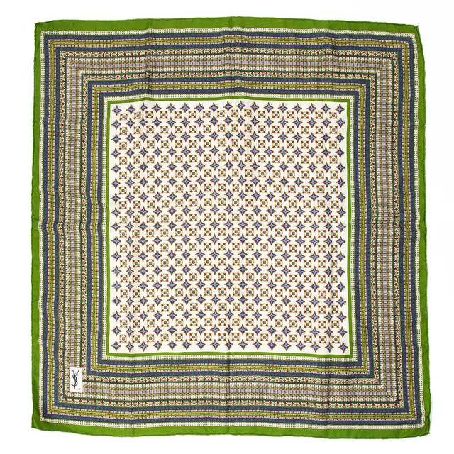 YVES SAINT LAURENT, scarf, siden.
