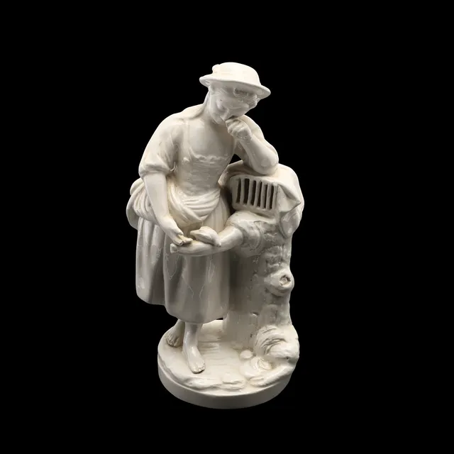 A NIDERVILLER PORCELAIN FIGURE.