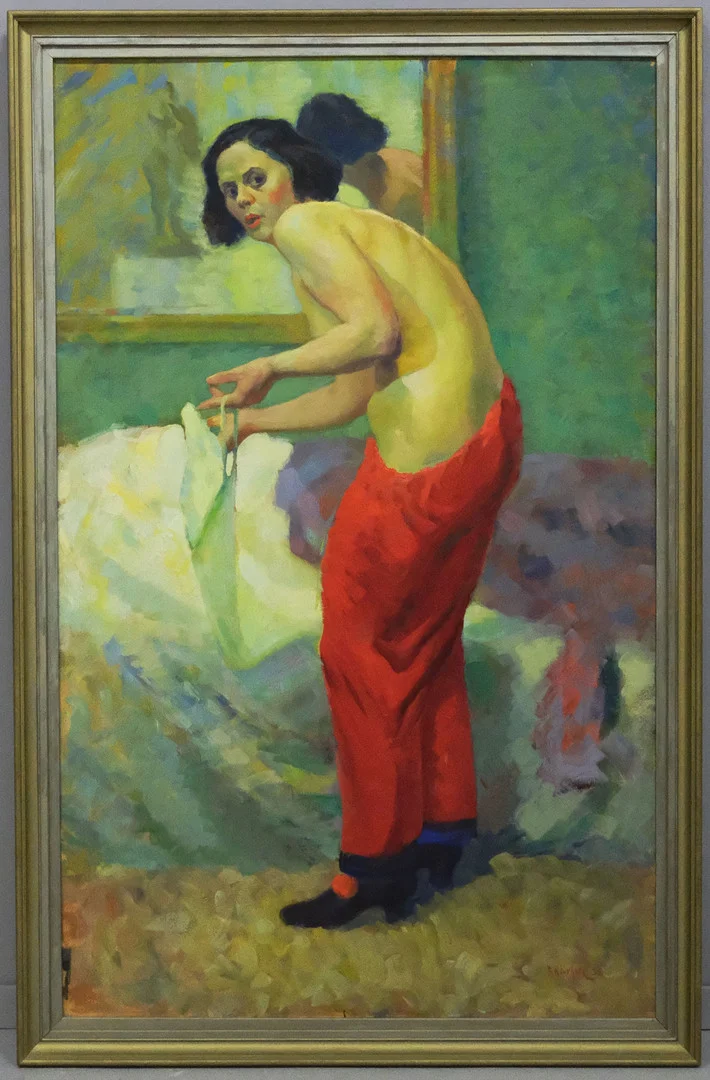 FRITZ KÄRFVE. "DÉSHABILLER". — Paintings — Björnssons Auktionskammare