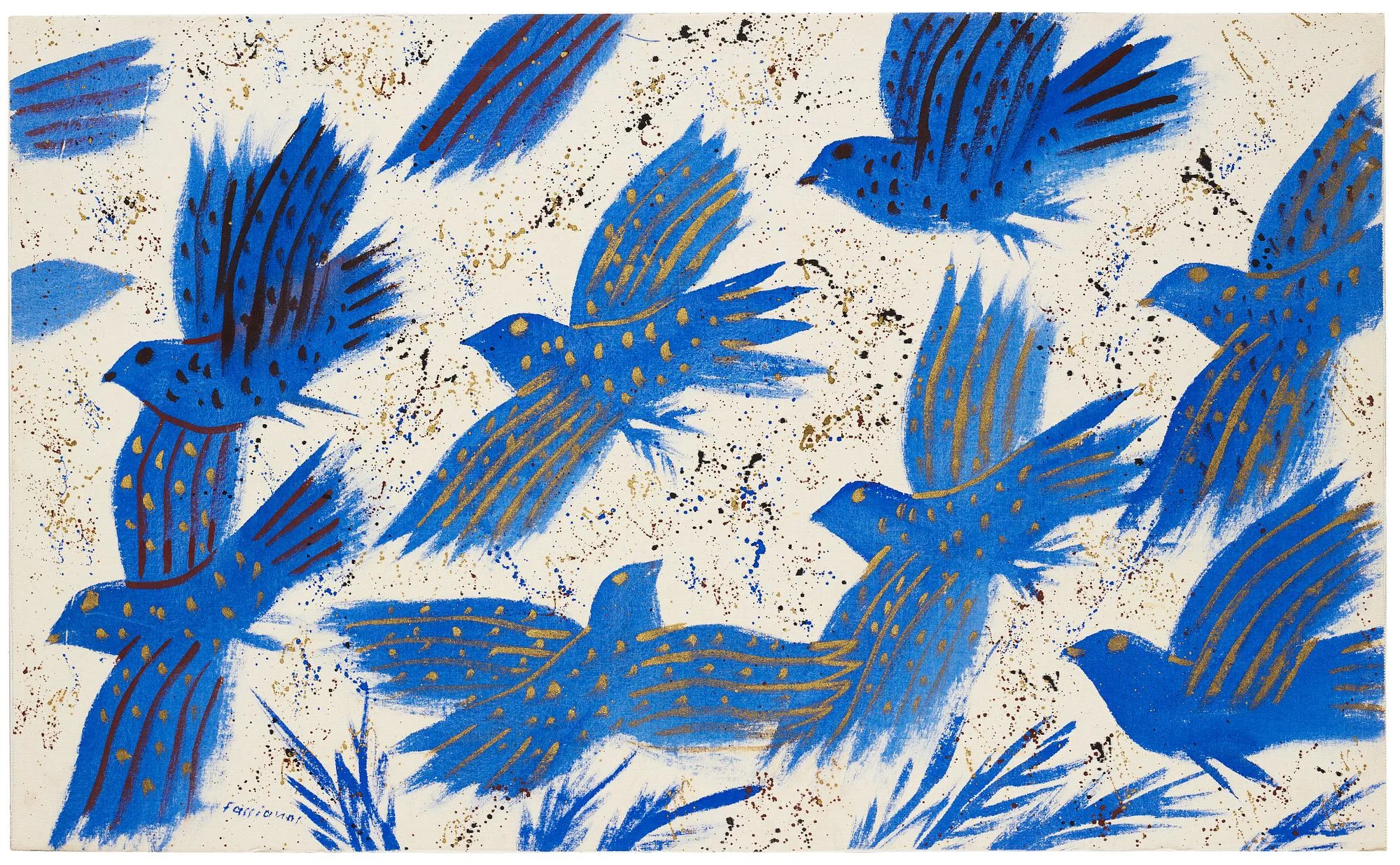 Alexandre Fassianos, Birds of Paradise. — Bukowskis