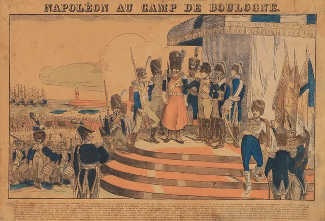 OKÄND KONSTNÄR. Napoleon, tryck, 1800-tal.