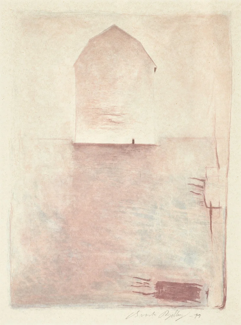 SVANTE RYDBERG (FÖDD 1948). "Magasin", signerad och daterad -77, färglitografi. — Engravings & Prints — Crafoord Auktioner Stockholm