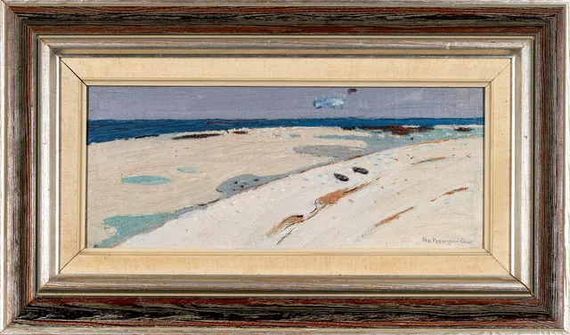 ÅKE PETTERSSON NÅW. Olja på pannå, "Plagen Howfleur", Signerad, 1963.