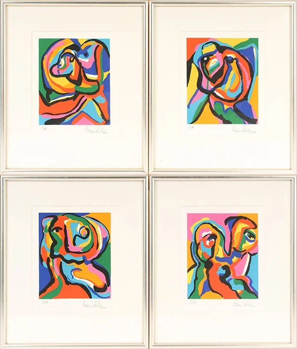 Gorm Eriksen. Abstract compositions (4) (cd) — Paintings and sculptures/Prints and photography — Lauritz