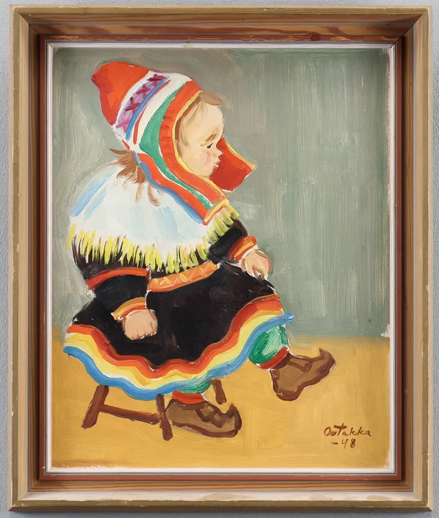 ALVAR OUTAKKA. Sameflicka.
