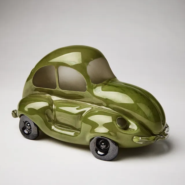 OLLE BROZÉN. "Bubbla", skulptur, glas, egen hytta i Högsbo 2019.