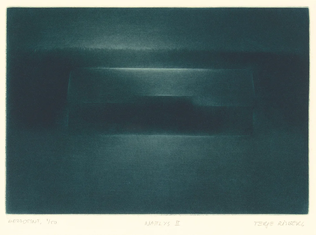 Risberg, Terje — "Nattlys II" — Kunst/Grafikk — Blomqvist