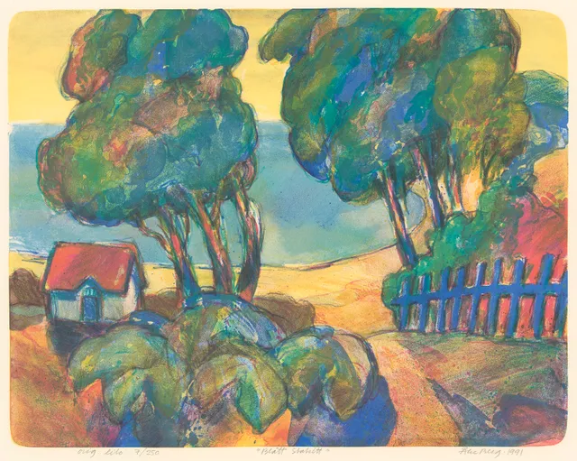 Berg, Åke — "Blått stakitt" 1991