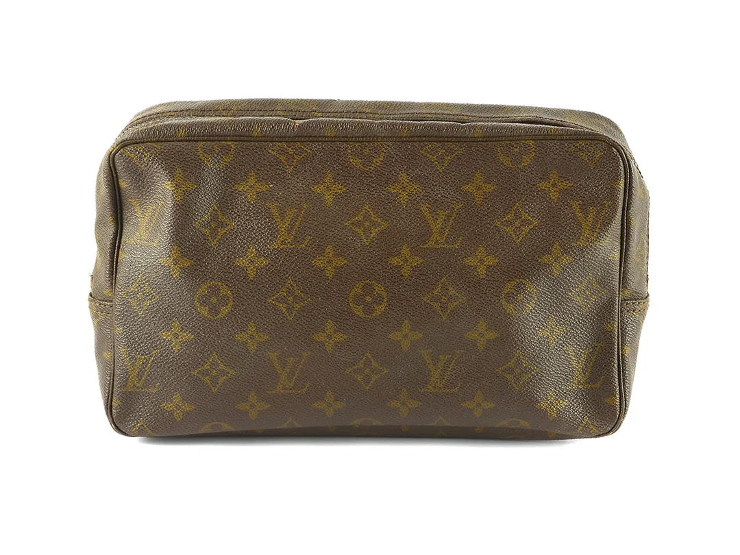NECESSÄR, LOUIS VUITTON, Trousse de Toilett 28, vintage, monogram canvas, 28x16x8cm. — Accessoarer/Necessärer — Kaplans