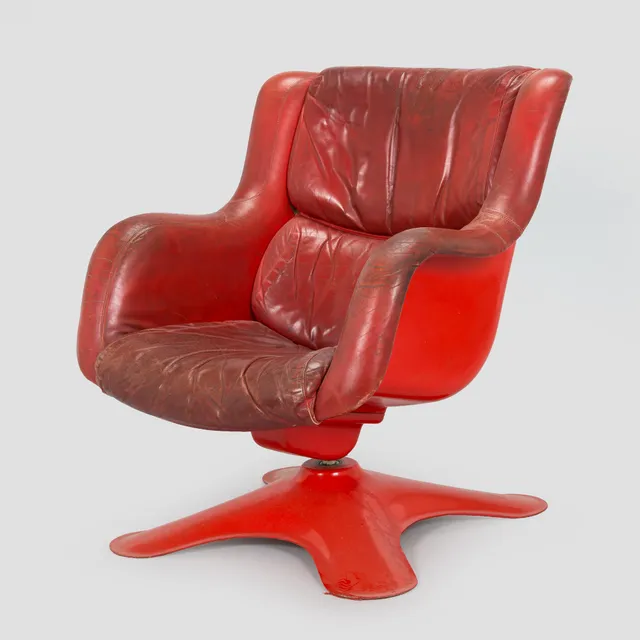 Yrjö Kukkapuro, fåtölj, modell 418, Haimi, 1970-tal.
