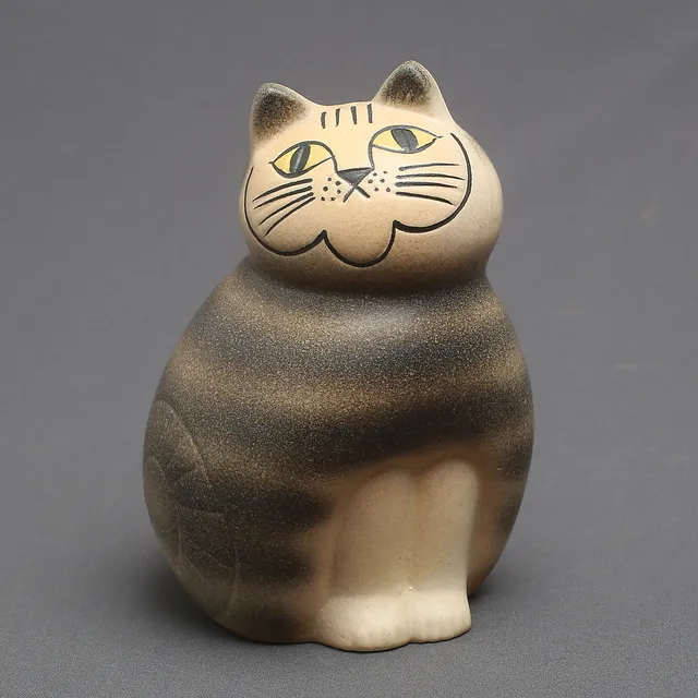LISA LARSON. Figurin, stengods, "Mia Midi", Gustavsberg.