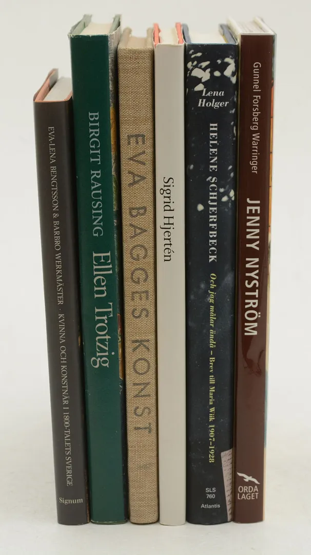 Svenska kvinnliga konstnärer, Nyström, Hjerten m.fl. 6 vol.
