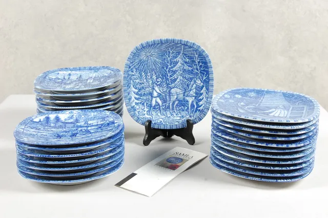 SAMLARTALLRIKAR, 29 delar, Rörstrand, 1968-1996.