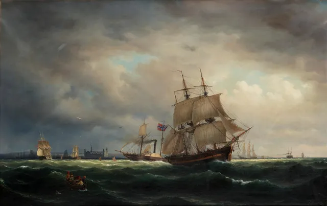 Marcus Larsson, "Vy av Öresund".