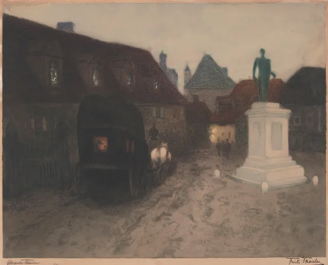Thaulow, Frits — "Diligencen (La Diligeance)"