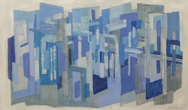 TOR HÖRLIN. ABSTRAKT, GOUACHE.
