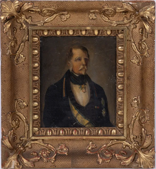AXEL OTTO MÖRNER. "Krigsministern, Gen. Löjtnanten mm", självporträtt, olja på duk, Sverige 1800-talets första hälft.