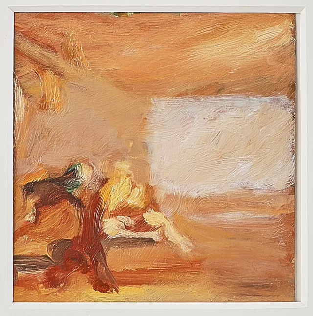 IVAR MORSING. Oljemålning, Figurkomposition.