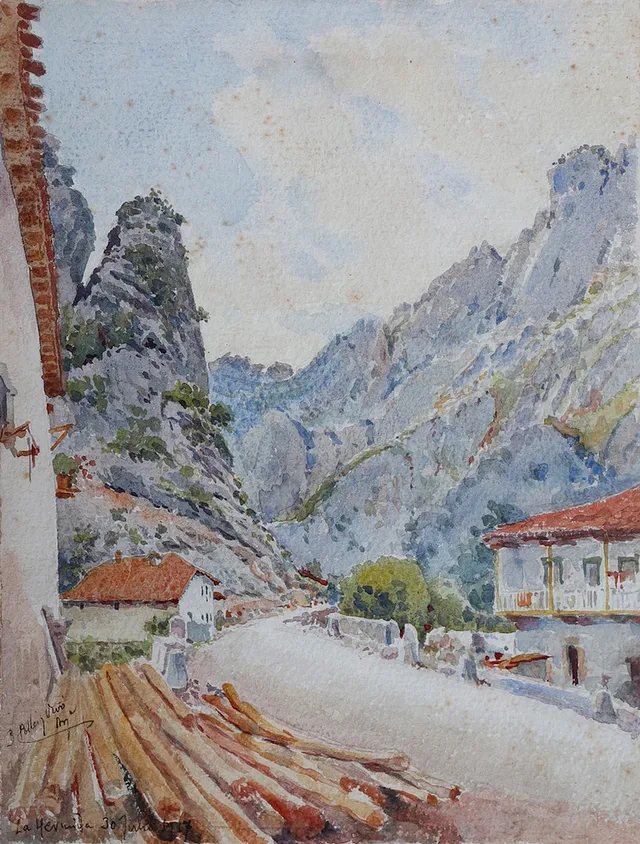 BONAVENTURA POLLÉS I VIVÓ. "La ermita".
