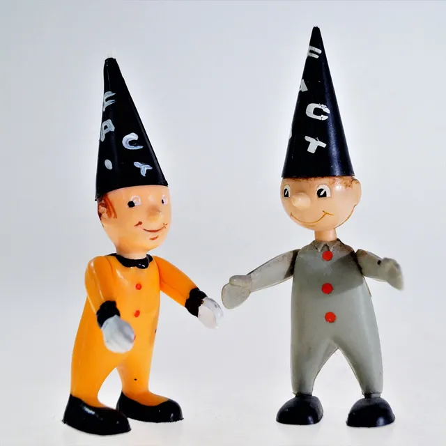 REKLAMFIGURER, 2 st, plast, Facit.