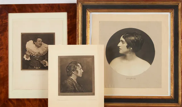 HENRY B GOODWIN. (1878-1931). fotogravyrer, silvergelatin, 3 st. signerade Gerda Lundqvist, Tore Svennberg, Gabo Falk.
