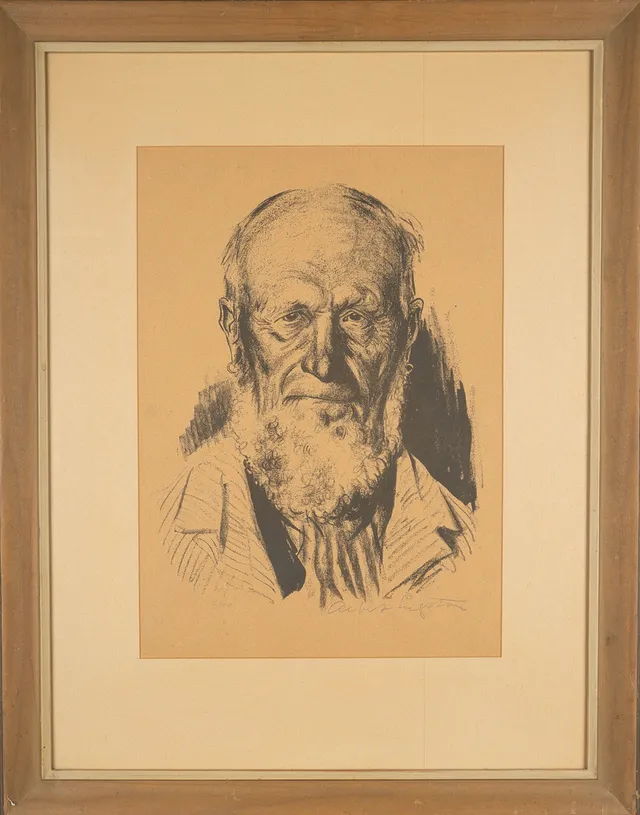 ALBERT ENGSTRÖM. Litografi, signerad, numrerad 33/100.