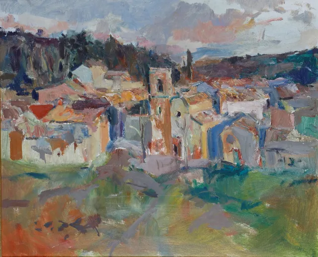 SPANISH SCHOOL, THIRD QUARTER OF THE 20TH CENTURY. Rural view.