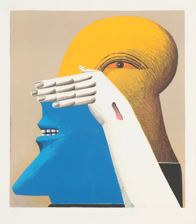 Antes, Horst — "Figur mit zwei Brennweiten" 1974
