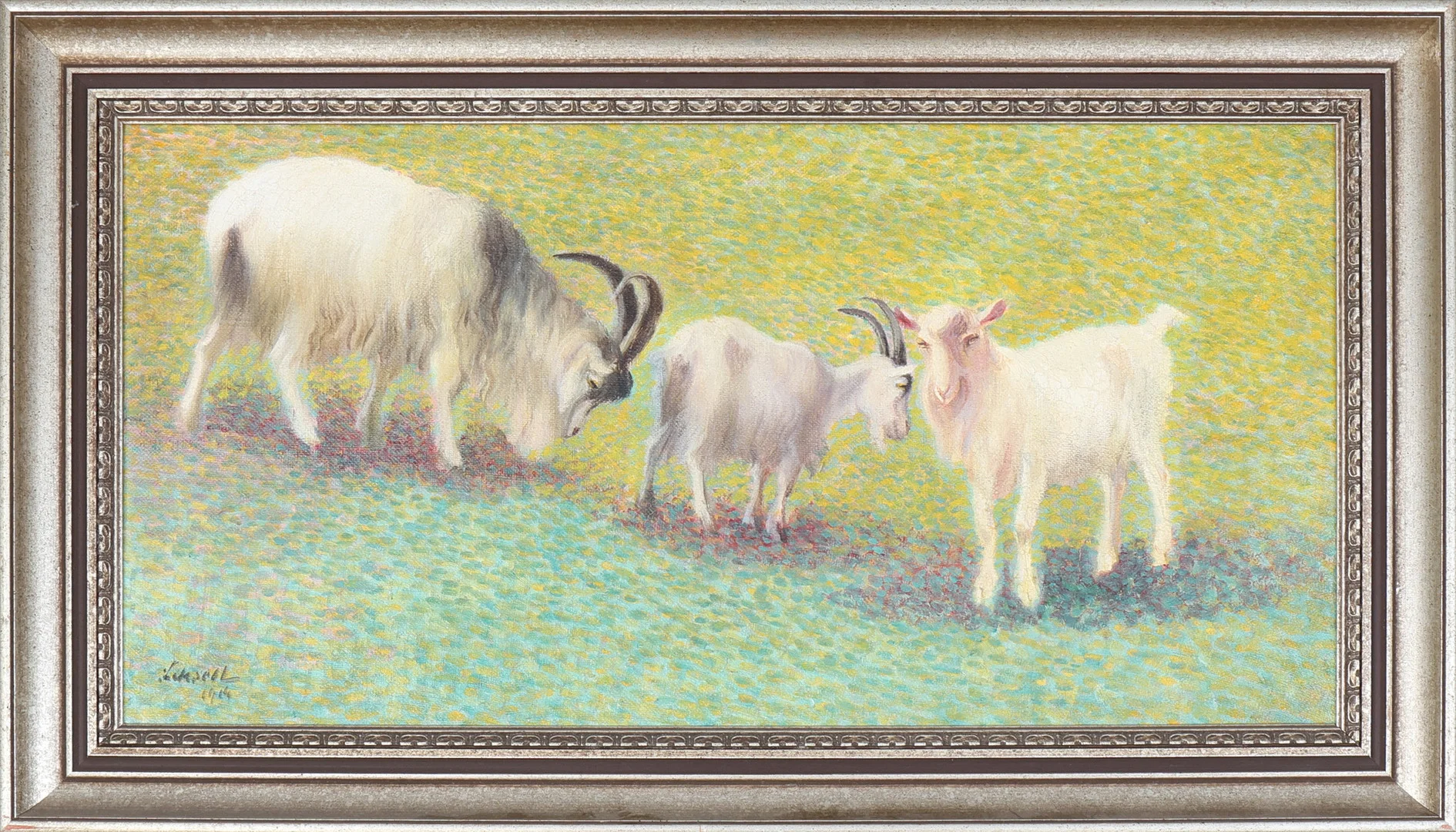 JOHAN LEKSELL. Olja på duk, signerad, getter, daterad 1914. — Paintings — Södermanlands Auktionsverk