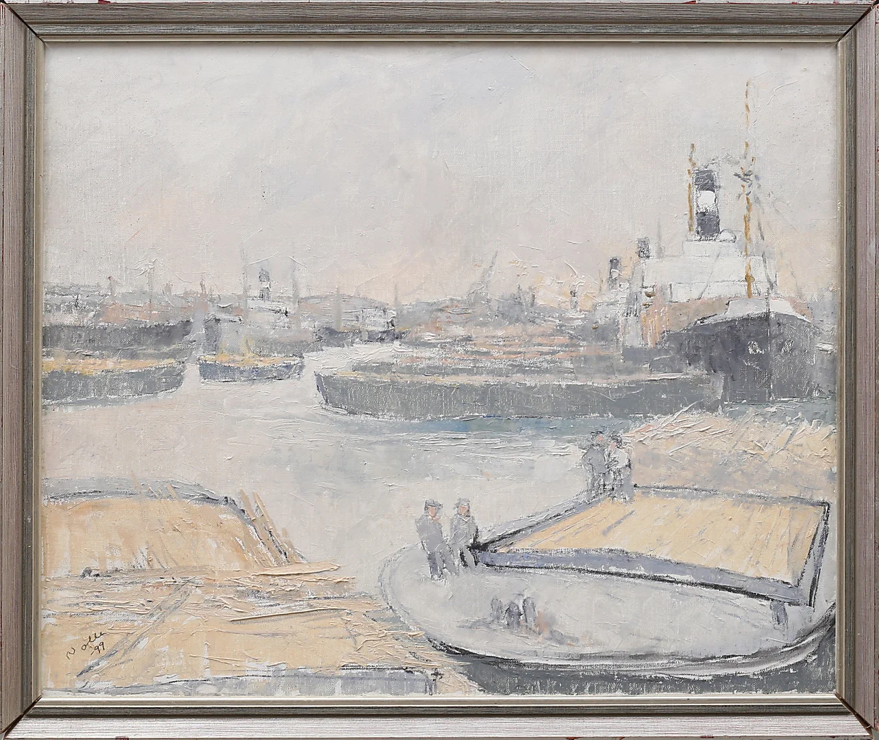 ARNOLD NOLLE SVENSSON. Motiv från London, olja på duk, signerad Nolle och daterad -99. — Paintings — Garpenhus Auktioner