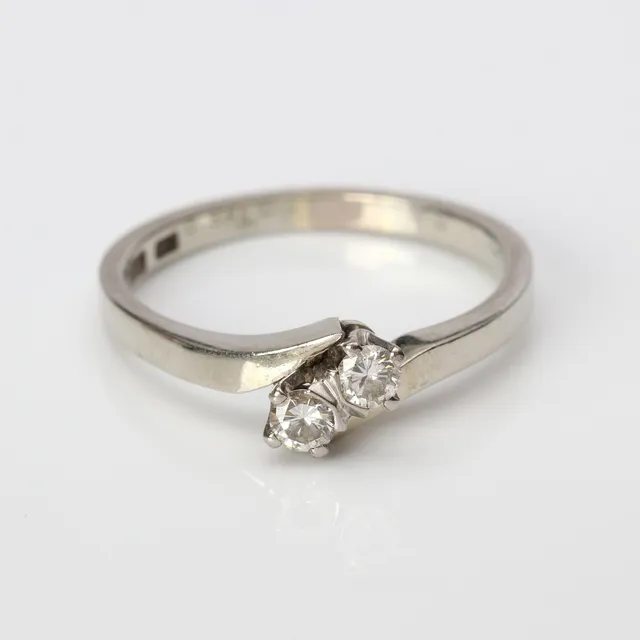 DIAMANTRING 18K ca 0,26 ct.