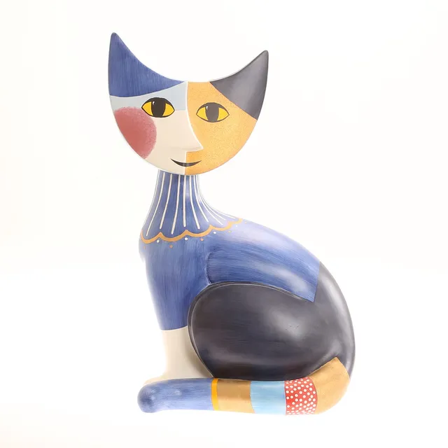 ROSINA WACHTMEISTER. Figurin, katt, porslin, "Solo", Goebel.