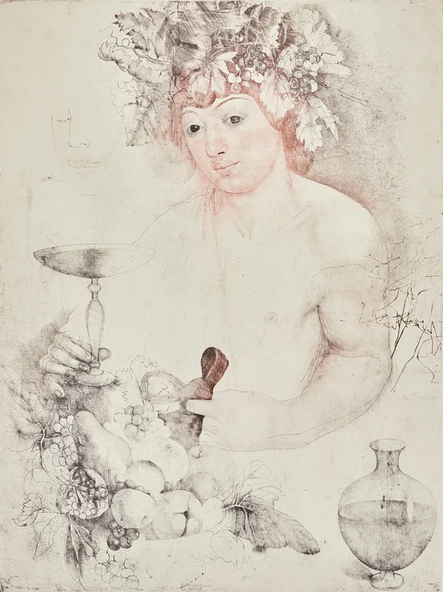 JIRI ANDERLE (GEB. 1936). Bacchus.