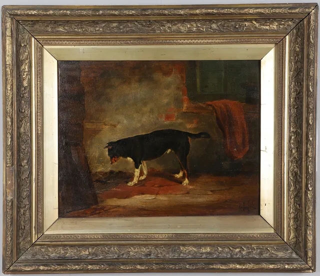 GEORGE ARMFIELD (1808-1893). WAITING FOR THAT RAT.
