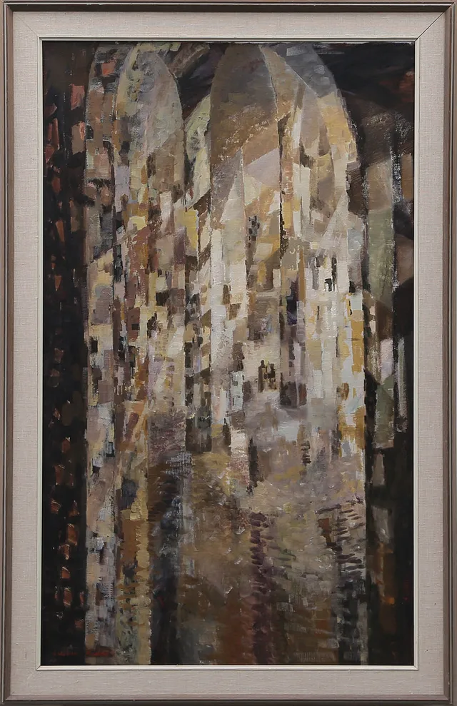 REUBEN HEDIN. OLJA på duk, signerad, 1900-tal.