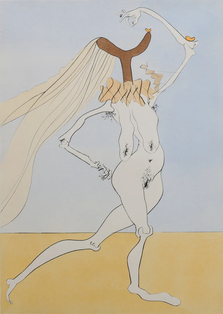SALVADOR DALÍ. UR "QUEVEDOS VISIONER", 1975. — Engravings & Prints — Crafoord Auktioner Lund