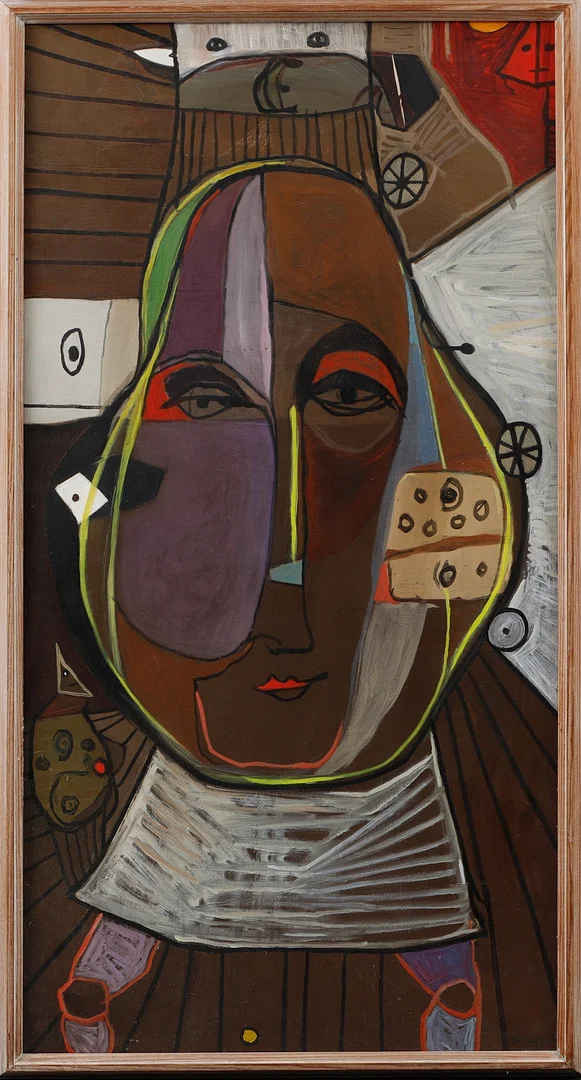 HANS VALTER SUNDBERG. "Drottningens älskare" olja på duk, signerad. — Paintings — Göteborgs Auktionsverk