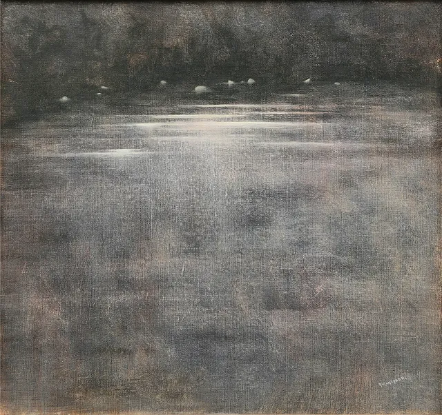 MÅNS ROSSANDER. OLJA på duk, signerad, 1900-tal.
